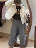 Women's 2024 Winter Down Cotton Short Stand-Up Collar Loose-Fit Jacket