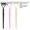 Eye Contour Lash Comb Eyelash Portable Separator Tool Definer Mascara Cosmetic Ergonomic Brush Brushes for Easy Separation Effective Brows Grooming