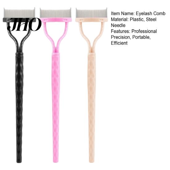 Eye Contour Lash Comb Eyelash Portable Separator Tool Definer Mascara Cosmetic Ergonomic Brush Brushes for Easy Separation Effective Brows Grooming