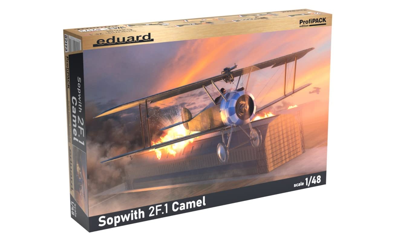 

Eduard 1/48 Profipack British Sopwith Camel 2F.1 Plastic Model Kit EDU82173