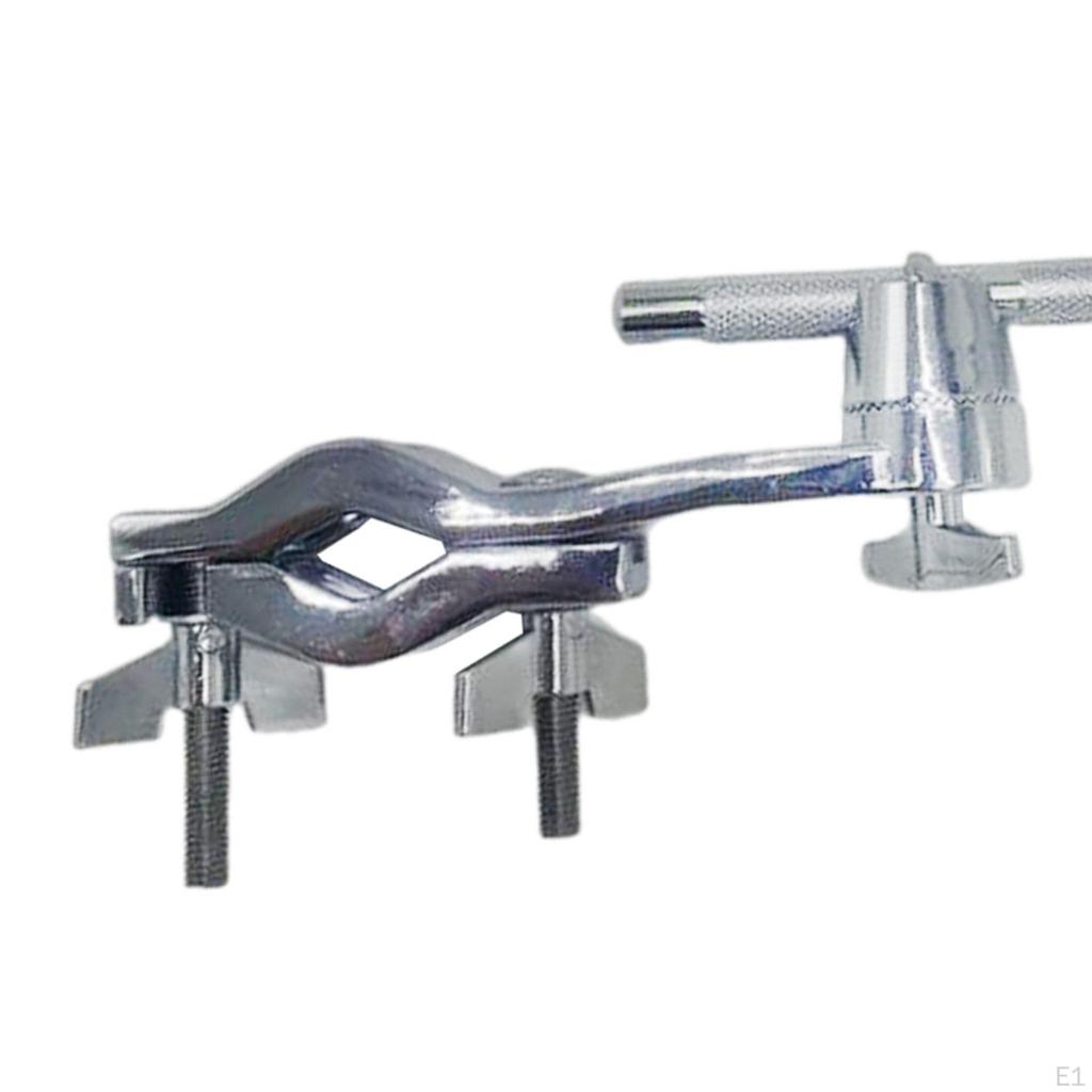 Prodlužovací svorka bicí soupravy Držák pro montáž na kravský zvonek Kovové příslušenství hudebních nástrojů