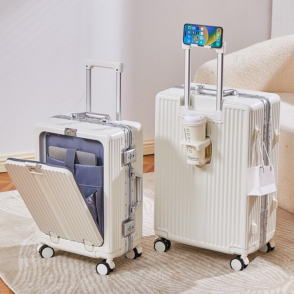 Yongsheng 20" Aluminum Frame Cabin Trolley with Anti-Fall Lock