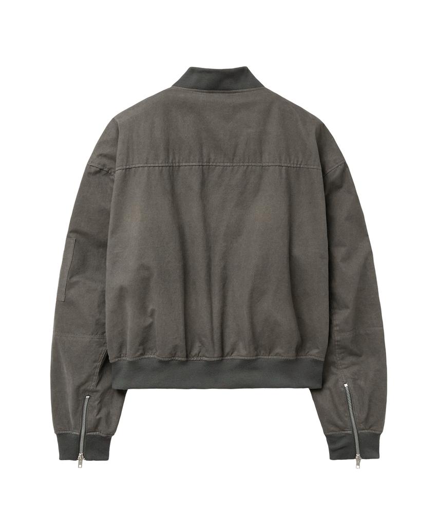 Sperone Military Ma-1 Utility Bomber Jacket (Charcoal)