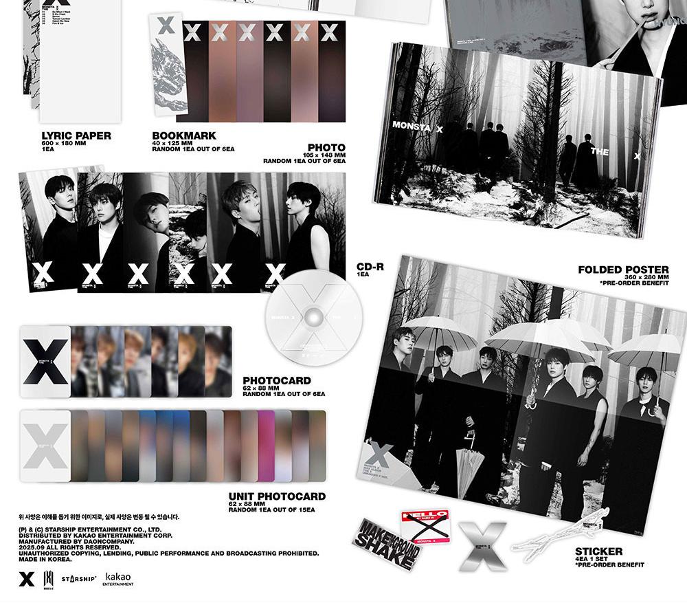 [POB] MONSTA X [THE X] 13. MINI-ALBUM (2. Sep. 2025)