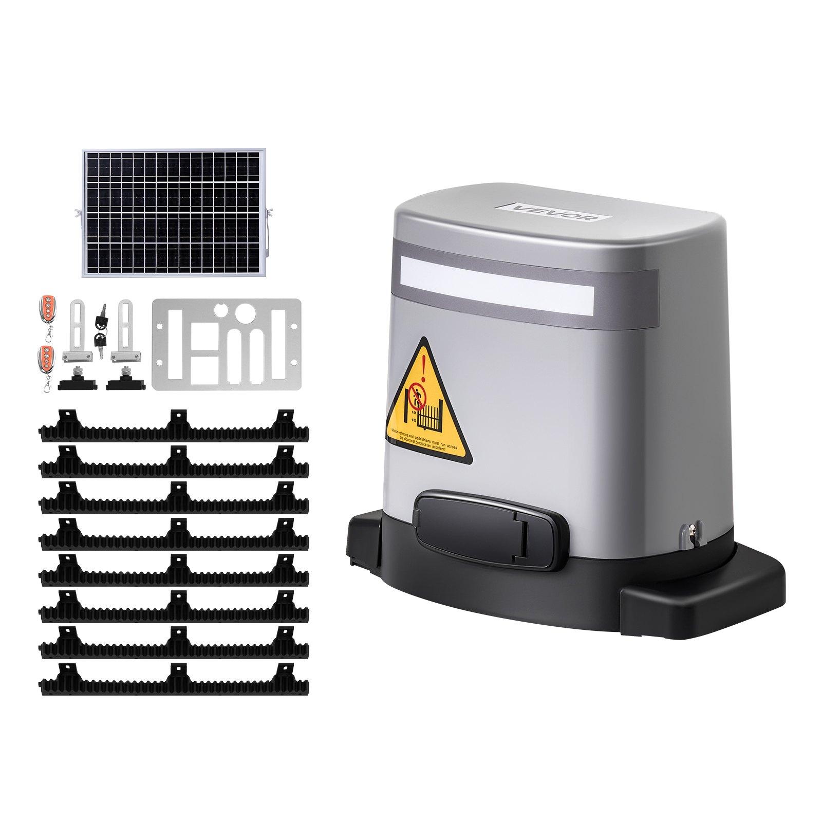 VEVOR Solar Sliding Gate Opener, 280W