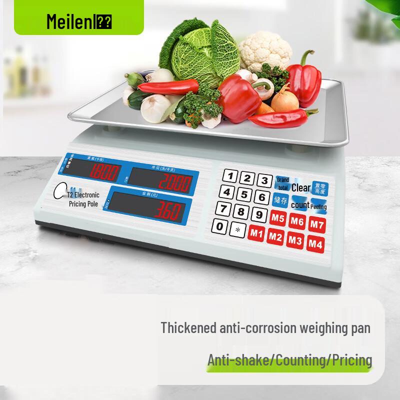 

Meilen Коммерческие весы-платформа для подсчета 30 кг