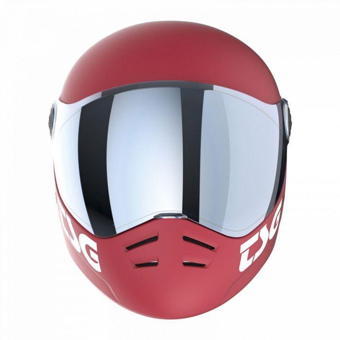 Casque De Skate - TSG - Pass 2.0 - Rouge - Polycarbonate - Mixte