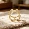 Hollow Scarf Ring Women Fashion Scarf Slide Ring Simple Silk Scarf Ring for Shirts Neckerchiefs Shawls T-Shirts