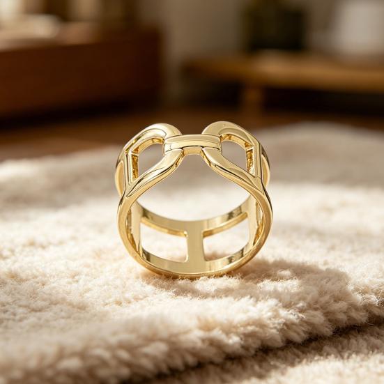 Hollow Scarf Ring Women Fashion Scarf Slide Ring Simple Silk Scarf Ring for Shirts Neckerchiefs Shawls T-Shirts