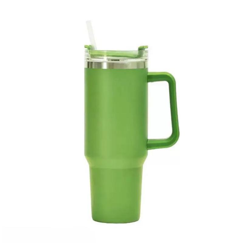 40oz Mug Tumbler With Handle Insulated Stainless Steel Coffee Tumbler With Lids Straw Tumbler Termos Cup for Travel Thermal Mug