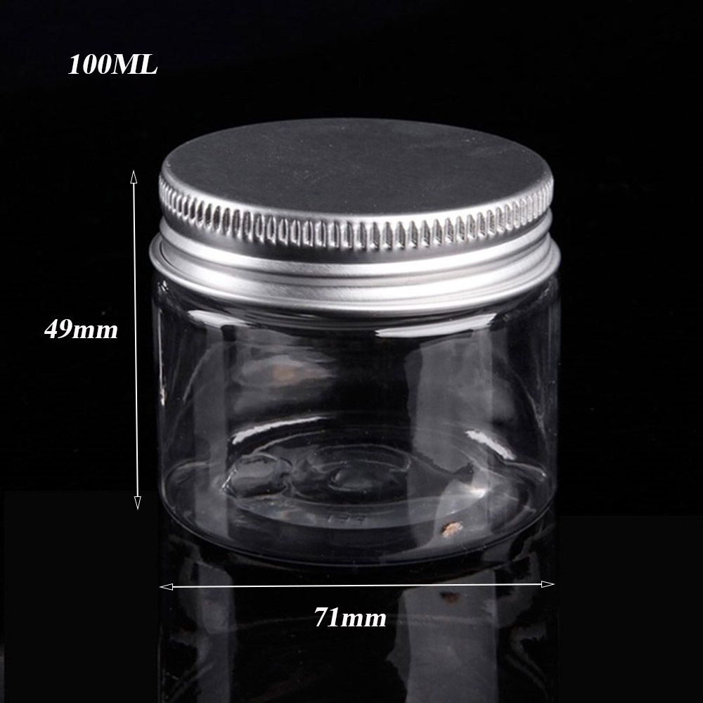 30-250ML Oil Wax Storage Bottle Tin Pot Empty Jar Aluminum Cap Container