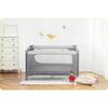 Culla da viaggio 125 X 65 X 78 Cm Rk-240 Grigio Chiaro