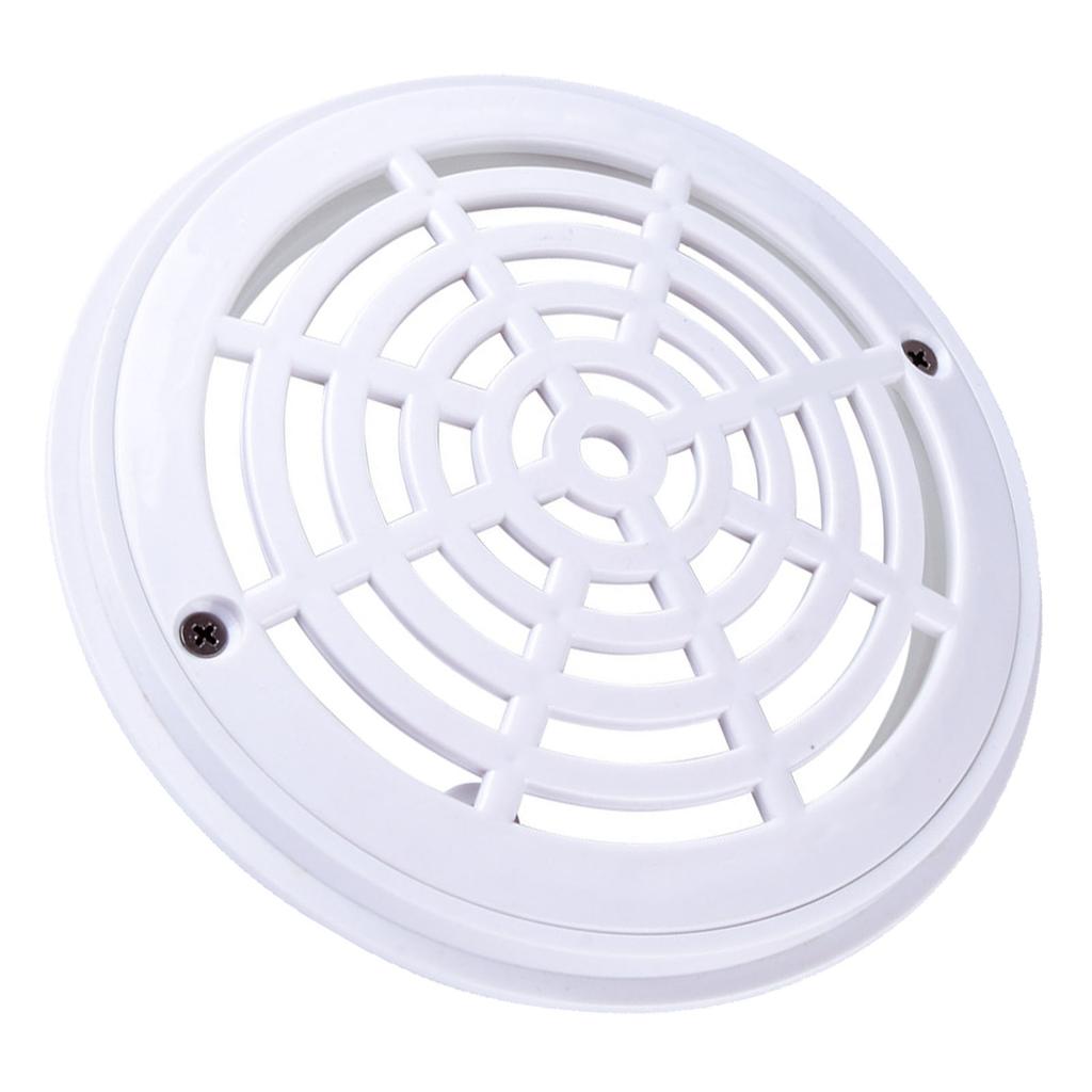 Round Main Drain Cover 203mm Durable ABS Floor Drain Cover for Swimming Pool Waterpark