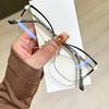 New Cat Eye Glasses Frame Ladies Anti-blue Light Glasses Fashion Metal Eyeglasses Computer Goggles