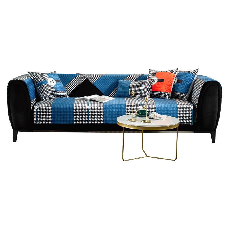 Pernă de canapea simplă nordică, material textil, universală pentru patru sezoane, lux ușor, pernă antiderapantă pentru patru sezoane, husă modernă pentru canapea