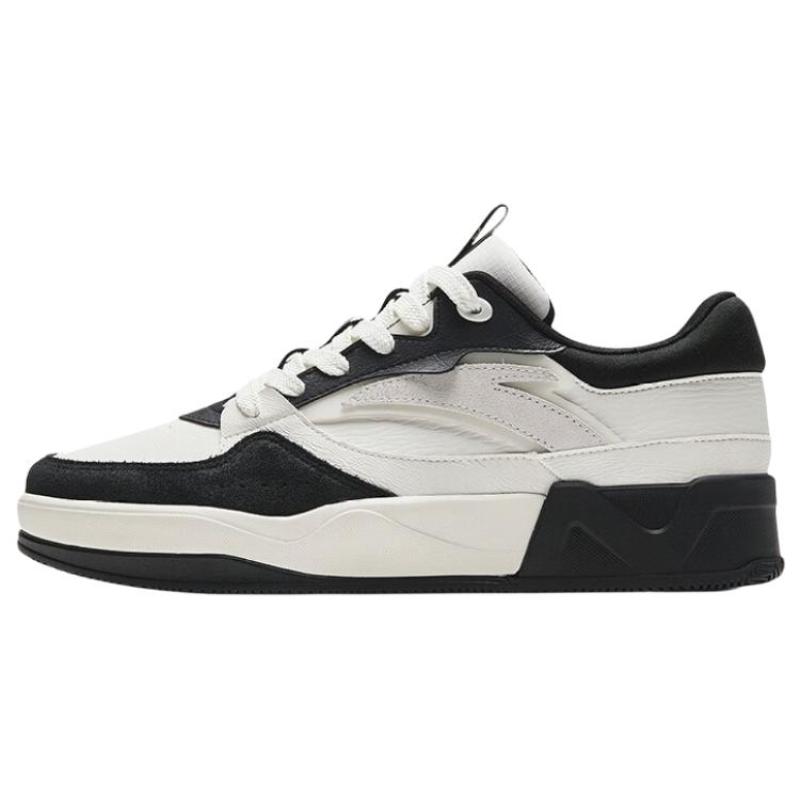 Anta C37 Series Anti-Slip Wear-Resistant Low-Top Skateboard Shoes Men s Black White Sneakers 912338003-3 39