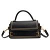 Retro fashion simple texture handbag 2025 spring new versatile shoulder messenger bag small square bag women