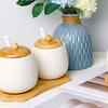 LISM White Spice Jar Set