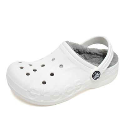 Kids Baya Lined Clog Kids Fur Clogs Slippers Sandals White 207500 11h