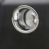 For Jeep Wrangler JK 07-2017 Bright Chrome Front Bumper Fog Light Ring Trim