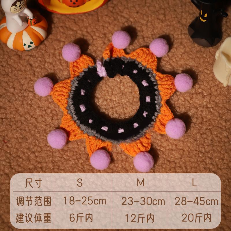 Cat Halloween Funny Cute Necklace for Cats and Dogs with Cartoon Design (as the picture,S)