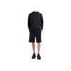 Emporio Armani FW24 Solid Color Letter Logo Embroidered Loose Fit Long Sleeve Hoodie Men hoodies Black 6D1MA0-1JHSZ-0999