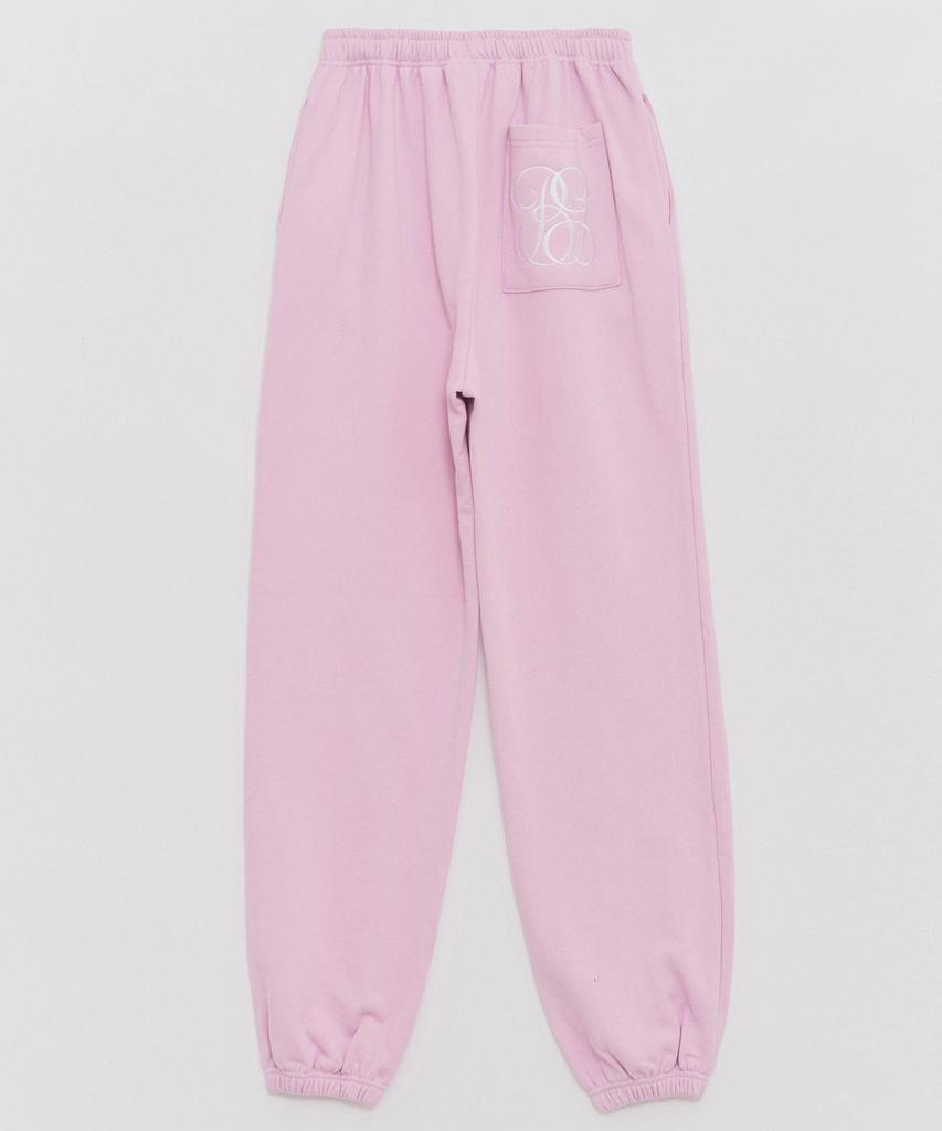 Romantics Logo Embroidered Pocket Signature Fit Jogger Pants Pink