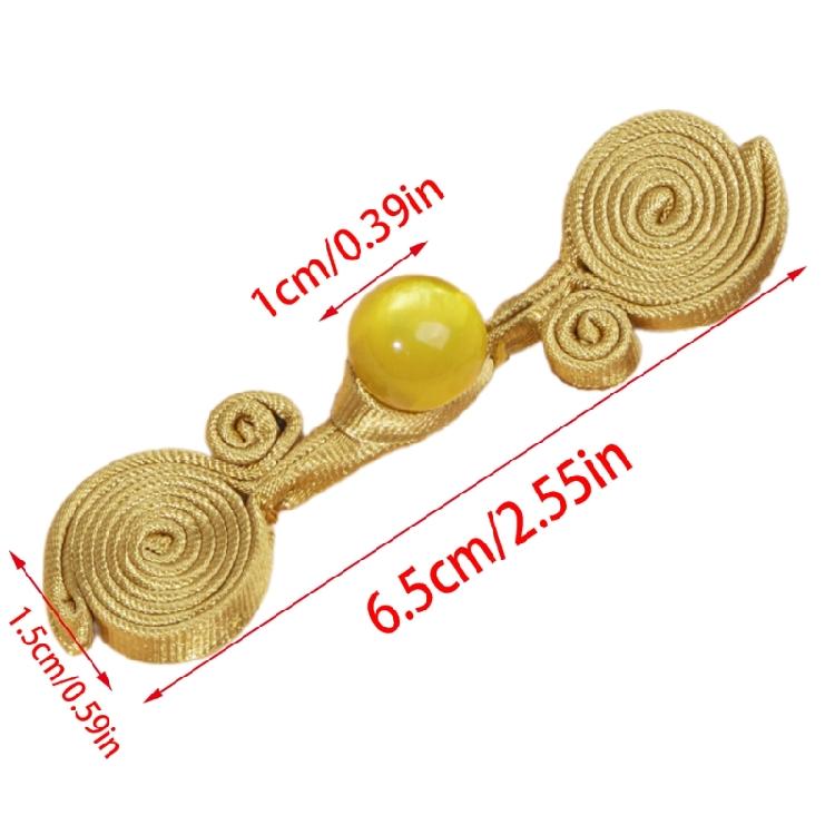 Elegant Jades Beads Buttons Handmade Chinese Closure Buttons Trendy Buttons for Enhancing Chinese Dresses