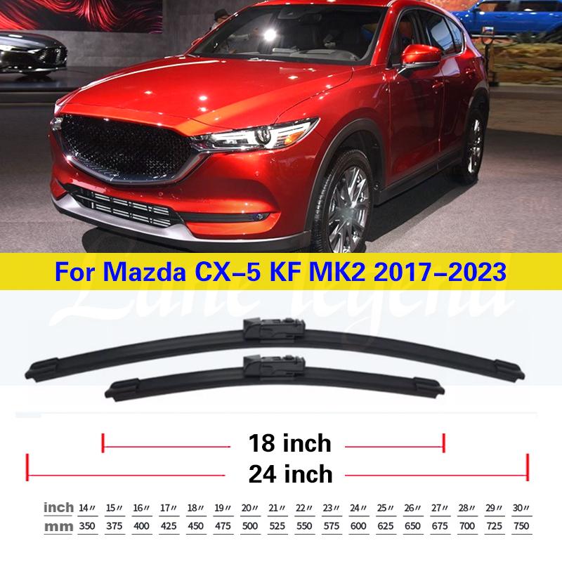 Дворники для Mazda CX-5 CX5 CX 5 KF MK2 Передние Стеклоочистители Стеклоочиститель Окно 2017 2018 Front 2pcs