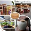 2Pcs Cork Bottle Stoppers Tapered Cork Plugs Cork Canning Jar Lids Wood Tapered Cork Plugs Wooden Home Brewing