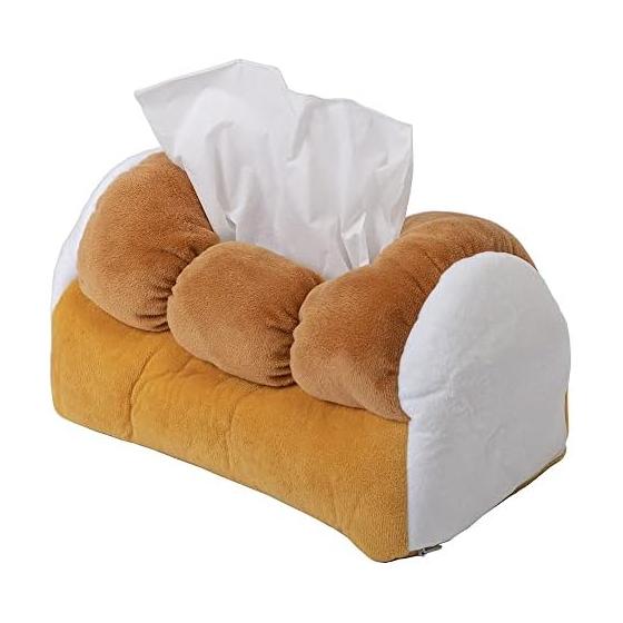 Bread Tissue Case Tissue Cover Stuffed Toy Bread Tissue Box Cover Cute Interior