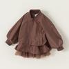 Mädchenjacken Frühling und Herbst Kinderkleidung Windjacke Reißverschluss Strickjacke Mäntel für Mädchen Baby Mode Übermantel