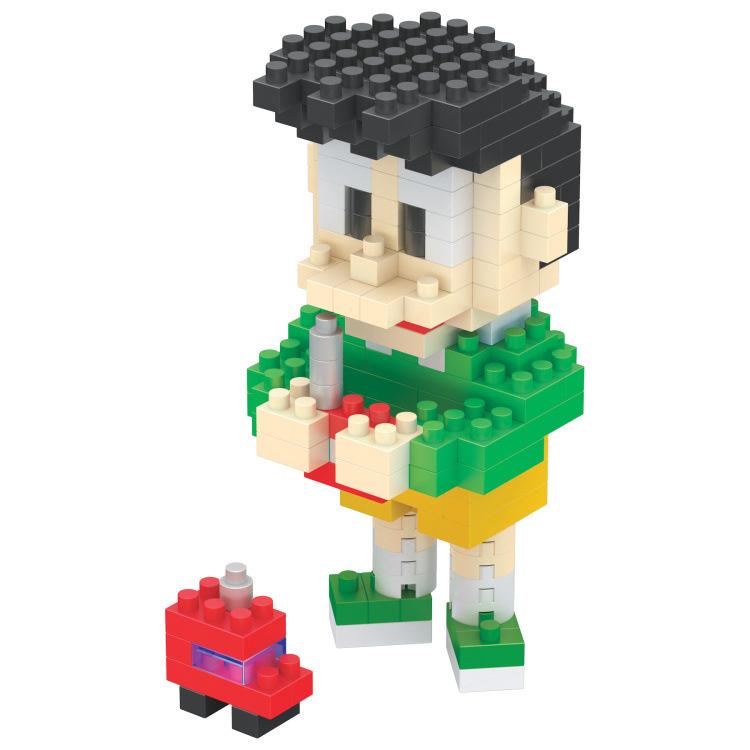 Doraemon Nobita Cartoon Micro Particle Building Blocks Anime Figure Assembly Toy for Kids Gift