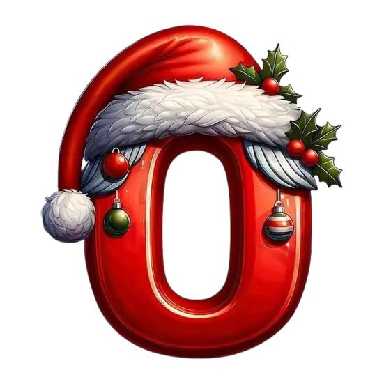 26 Letters Christmas Ornaments Personalized Santa Claus Monogram Initial Letter Xmas Tree Pendant for Tree DIY Craft Home Decor
