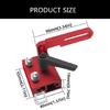 75 Type Miter Track Stop T Track Miter Stop Adjustable Scale Manual Miter Flip Track Stop Aluminium T-Track Stop Block