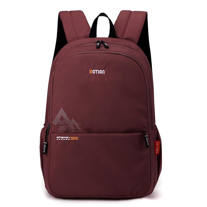 

Multi-compartment Backpack Large Capacity Student Schoolbag Travel Backpack червоний