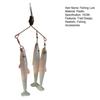 3Pcs 10CM T-Tail Fishing Lure Realistic Lightweight Soft Plastic Bionic Artificial Swimbait Freshwater Saltwater Trout Bass Fishing Accessories