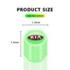 2026 Hot Car Sticker Luminous Motorcycle Wheel Tyre Car Tire Valve Caps Fluorescent For KIA Sportage Rio 3 4 Ceed JD Picanto Sou