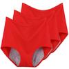 3Pieces/Lot Ladies' Panties Menstrual Leak-proof Underwear Physiological Pants Women's Briefs Plus Size XL XXL 3XL 4XL 5XL 6XL