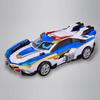 Metal Cardbot S BLUE COP W Transforming Robot Squad Car Card Toy Action Figure ABS Transformation Model Children Gift