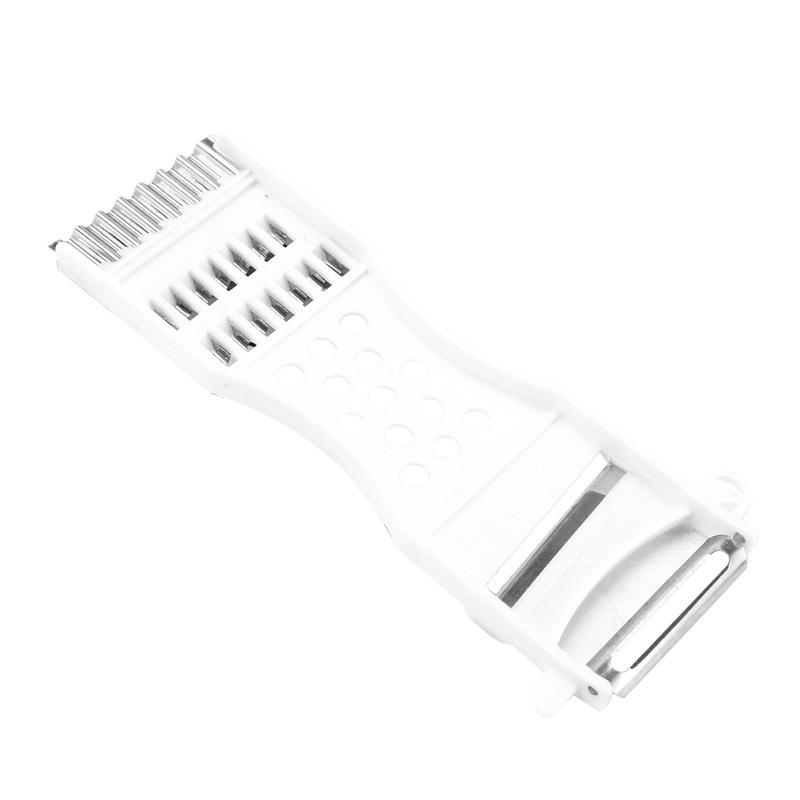 1Pc Handheld Multifunction Kitchen Peeler & Slicer –Plastic Grater Tool for Vegetables, Fruits, Potatoes, Carrots, Cheese & More