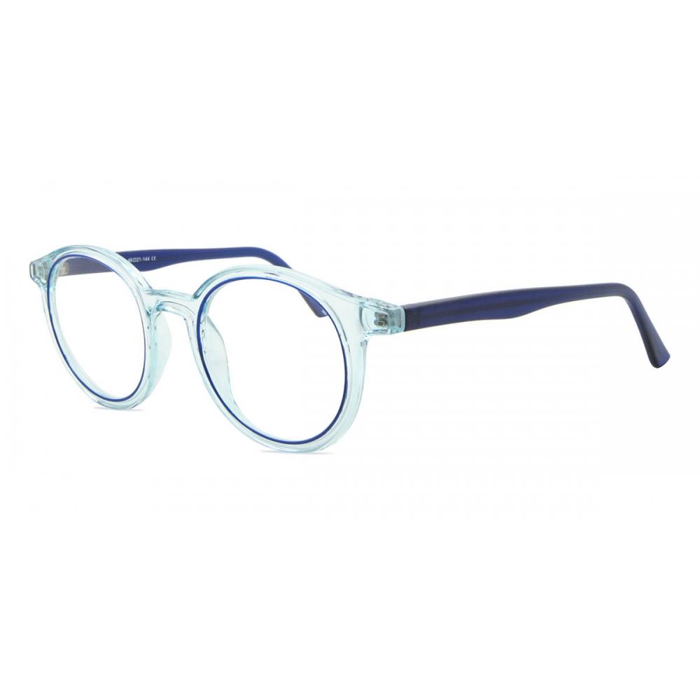 Full Rim Oval Transparent Blue Smartbuy Collection Chas Tr 97a Fashion Unisex Eyeglasses