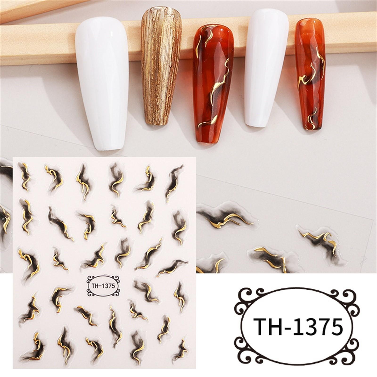 

Водонепроницаемые наклейки для ногтей - самоклеящиеся наклейки для ногтей для женщин и девочек One Size