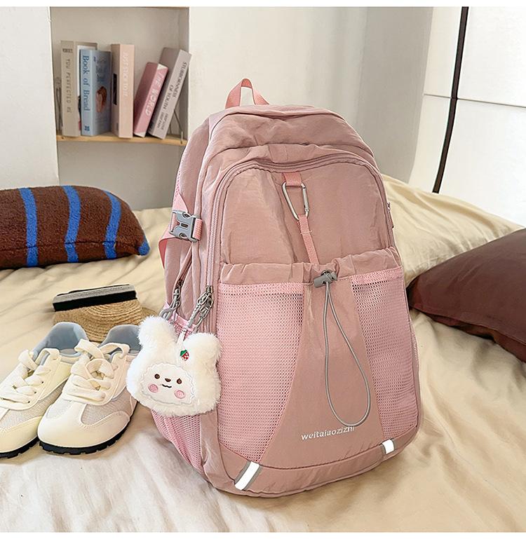 Schoolbag New Men's and Women's Outdoor Cycling Bag Hiking Backpack Personalized Large Capacity Breast Bag Tide Sports Backpack