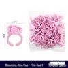 Disposable Microblading Pigment Ring Cups for Eyebrow, Eyeliner, and Eyelash Extensions - 100 Pieces