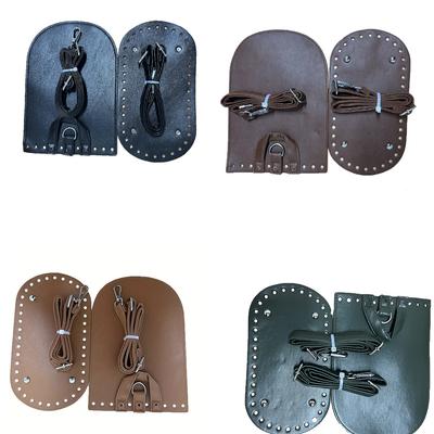 4Pcs/Set DIY Handmade Backpack Accessory Set Pu Bag Strap Cover Shoulder Strap Backpack Making Accessories