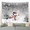 Christmas Snowman Christmas Tree Decoration Printed Tapestry Home Living Room Bedroom Room Wall Decoration Tapestry