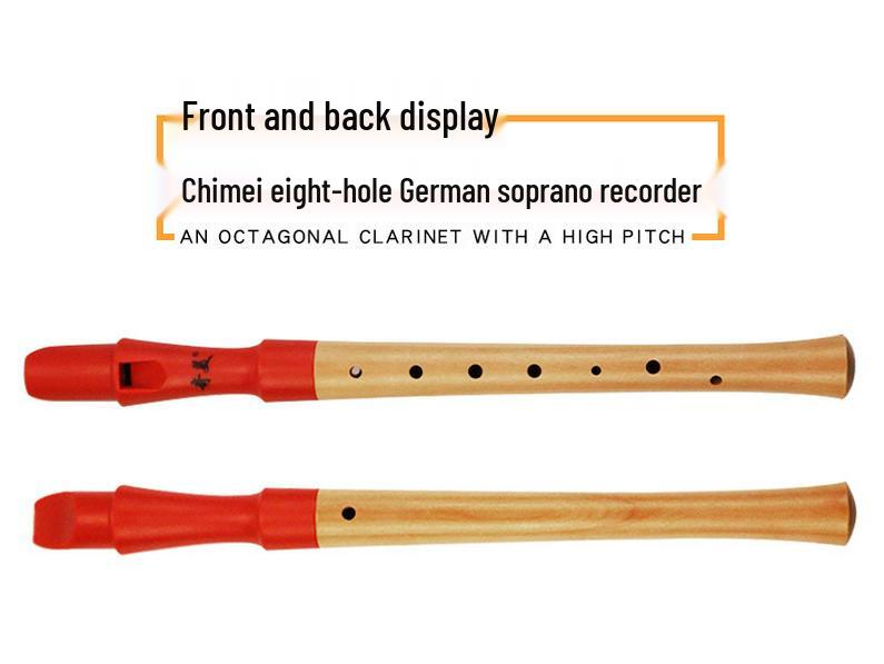German-Style 8-Hole Treble and Alto Recorder for Beginners and Students