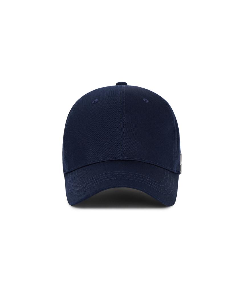 Bajal Studded Logo Oversized Ball Cap Navy