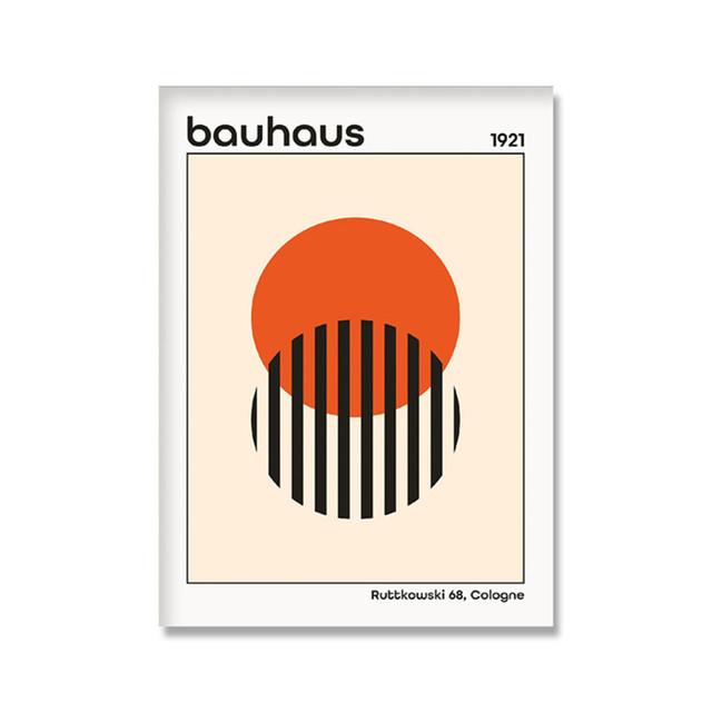 Bauhaus Exhibition Unique Geometric Posters Minimalist Art Canvas Prints Abstract Paintings Living Room Murals Home Decoration